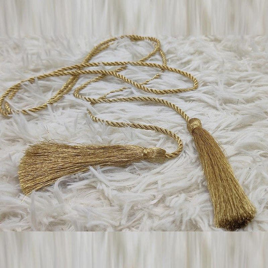 Ceinture à pompons pour vêtements musulmans, abaya et caftan