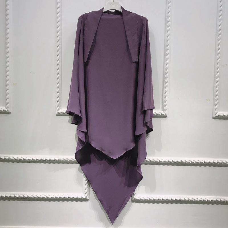 Long khimar pour femmes musulmanes