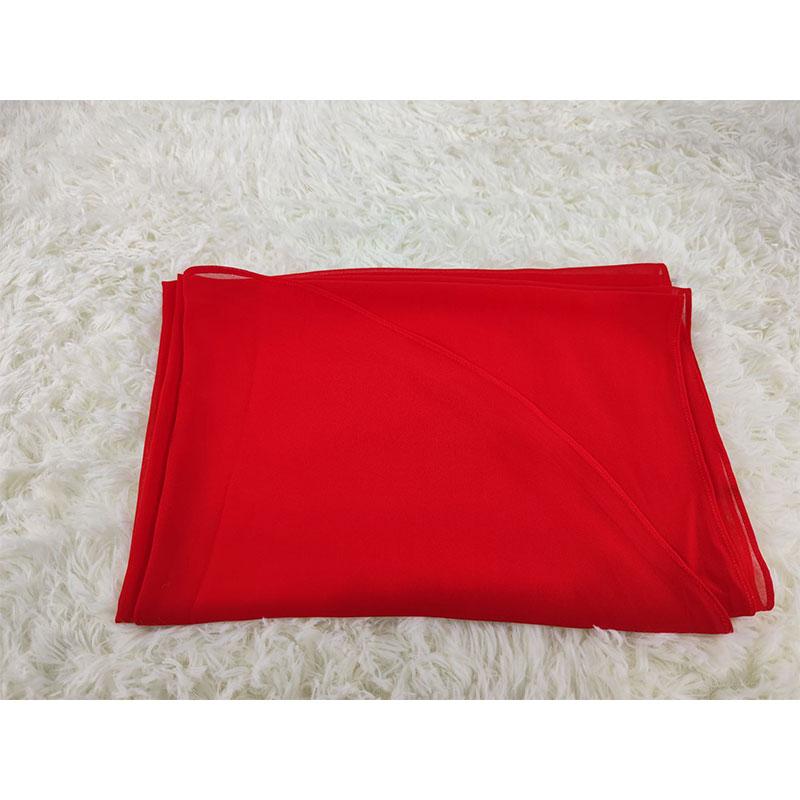 Foulard hijab en mousseline de soie pour femmes musulmanes, 18 couleurs au choix