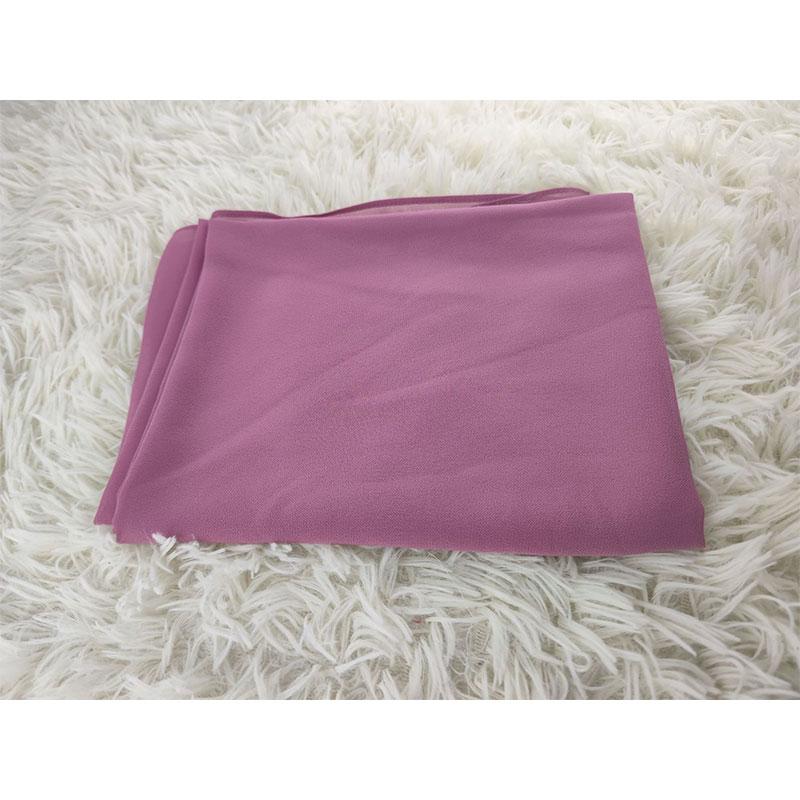 Foulard hijab en mousseline de soie pour femmes musulmanes, 18 couleurs au choix