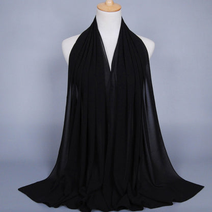 35 Color Options Muslim Women Chiffon Hijab Scarf