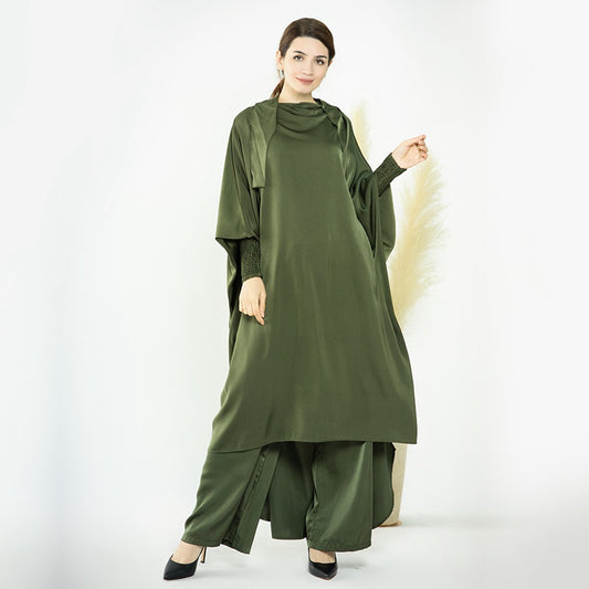 Ensemble pantalon ample Nida pour femmes musulmanes avec jilbab et robes