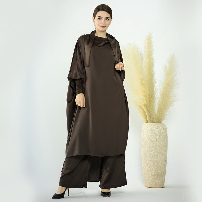 Ensemble pantalon ample Nida pour femmes musulmanes avec jilbab et robes