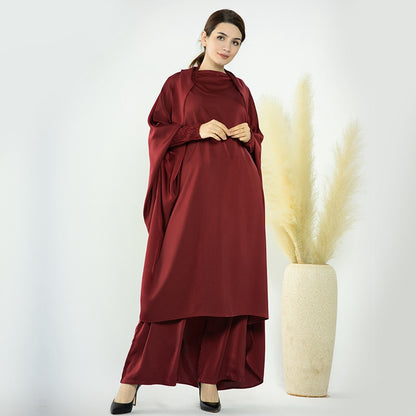 Ensemble pantalon ample Nida pour femmes musulmanes avec jilbab et robes