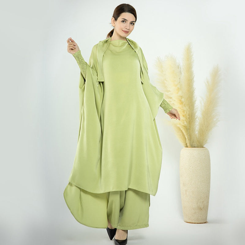 Ensemble pantalon ample Nida pour femmes musulmanes avec jilbab et robes
