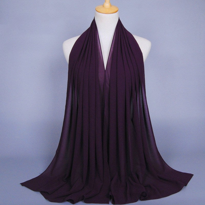 35 Color Options Muslim Women Chiffon Hijab Scarf