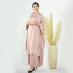 Muslim Women Nida Loose Pants Suits With Jilbab Tops Robes