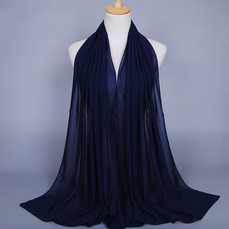35 Color Options Muslim Women Chiffon Hijab Scarf