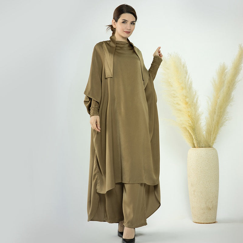 Ensemble pantalon ample Nida pour femmes musulmanes avec jilbab et robes