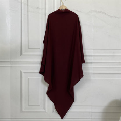 Muslim Women Chiffon Khimar Overhead Hijab