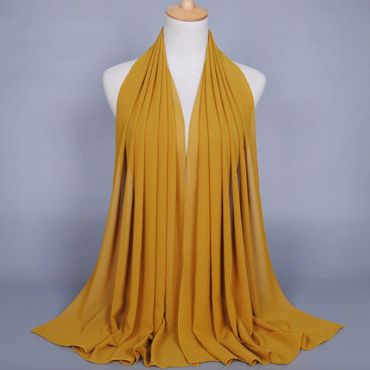 35 Color Options Muslim Women Chiffon Hijab Scarf