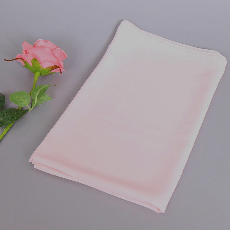 Foulard hijab en mousseline de soie pour femmes musulmanes, 35 options de couleurs
