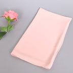 Foulard hijab en mousseline de soie pour femmes musulmanes, 35 options de couleurs