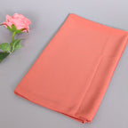 Foulard hijab en mousseline de soie pour femmes musulmanes, 35 options de couleurs