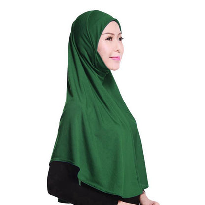 Jilbab court Khimar sans manches, 20 couleurs