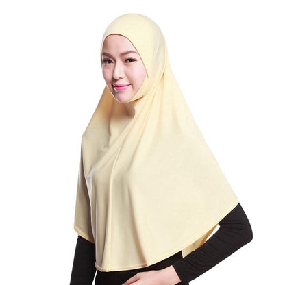 Jilbab court Khimar sans manches, 20 couleurs