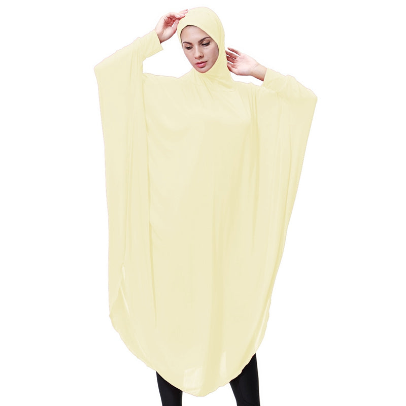 Jilbab de prière long avec manches pour femmes arabes