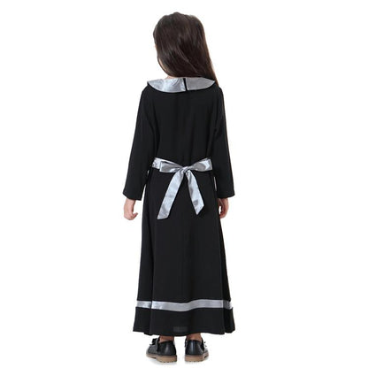 Beautiful Arab Dress Young Girls Wear Kids Abaya