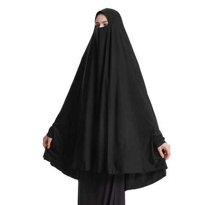 Jilbab à manches, 10 options de couleurs