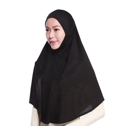 Jilbab court Khimar sans manches, 20 couleurs