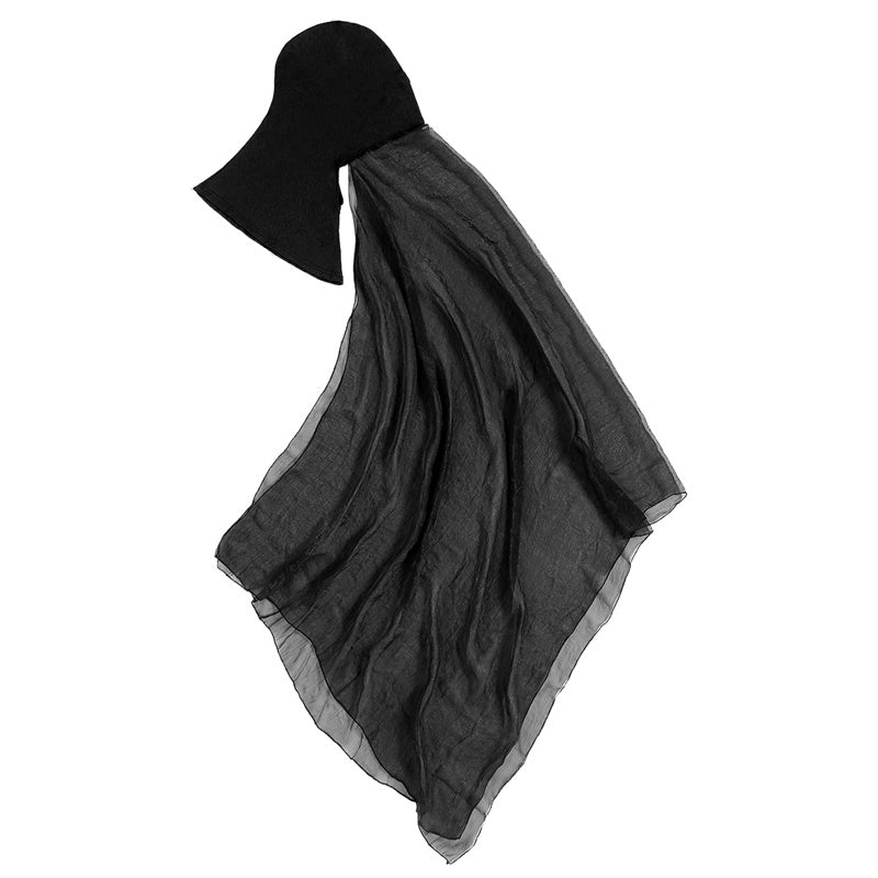 Ensemble foulard hijab en mousseline avec bonnet sous-foulard