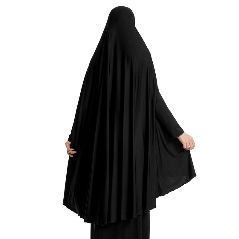Jilbab à manches pour femmes musulmanes, 10 options de couleurs