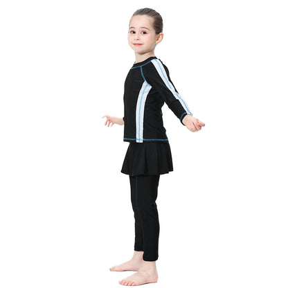 Maillots de bain pour filles musulmanes, burkinis pour enfants