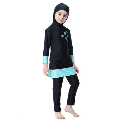 Maillot de bain burkini pour fille musulmane