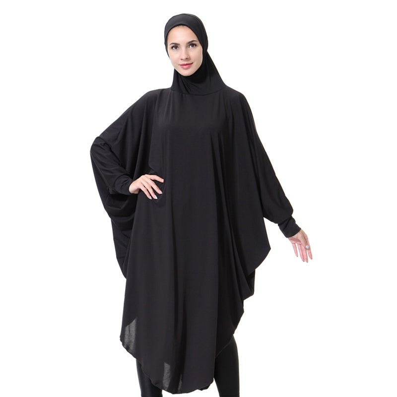 Jilbab de prière long avec manches pour femmes arabes