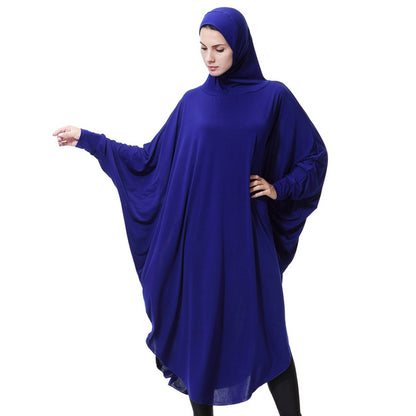 Jilbab de prière long avec manches pour femmes arabes