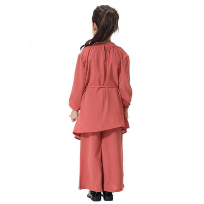 Ensemble de vêtements pour filles arabes du Moyen-Orient, chemisier, haut et pantalon