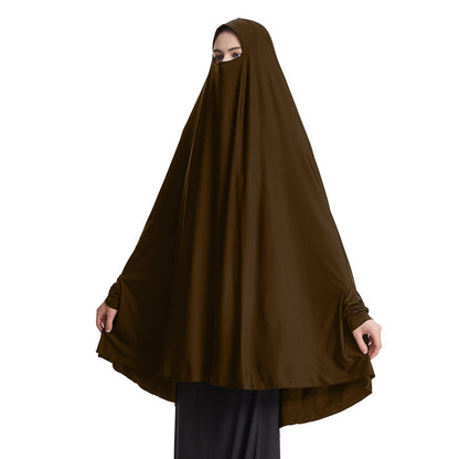 Jilbab à manches, 10 options de couleurs