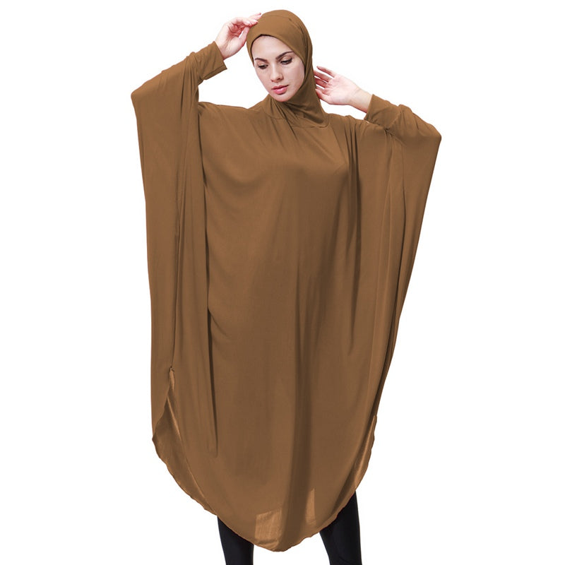 Jilbab de prière long avec manches pour femmes arabes