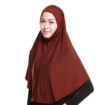 Jilbab court Khimar sans manches, 20 couleurs
