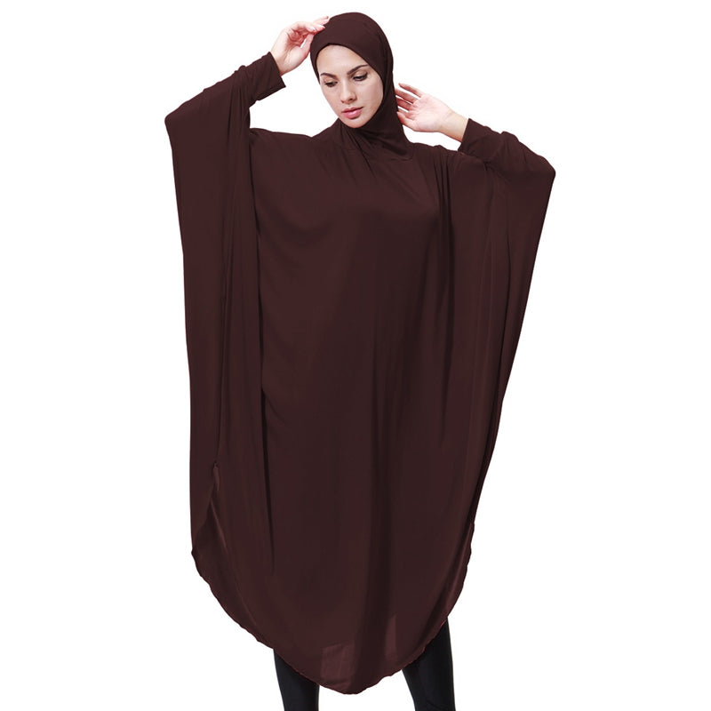 Jilbab de prière long avec manches pour femmes arabes