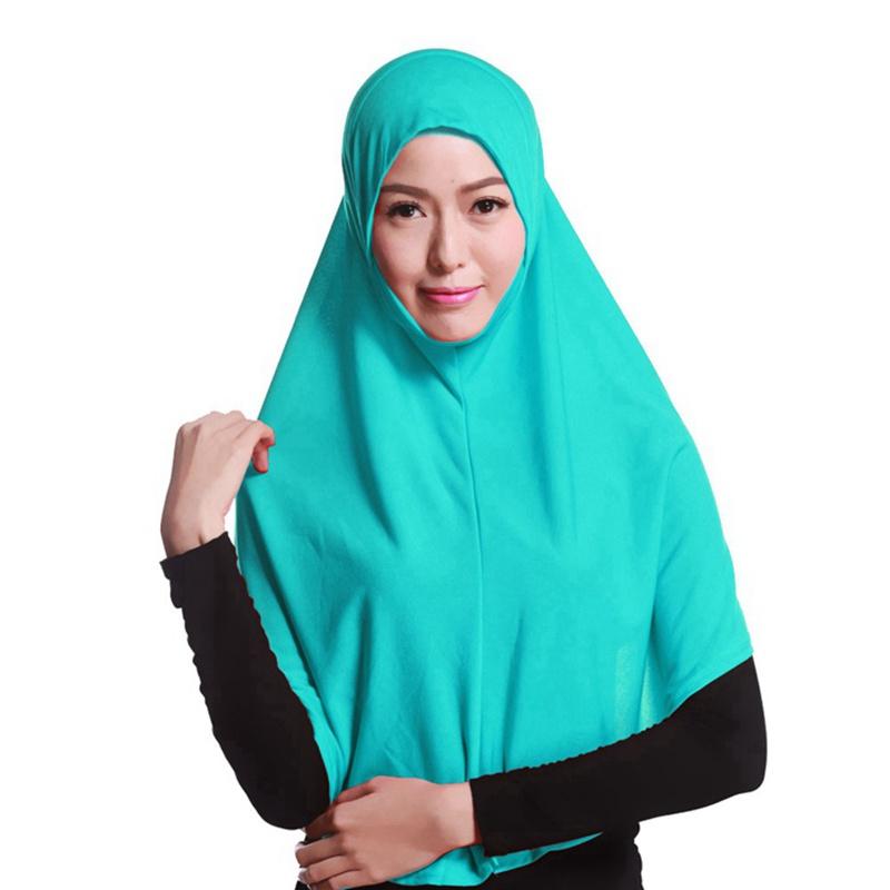 Jilbab court Khimar sans manches, 20 couleurs