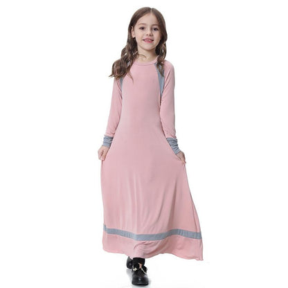 Vêtements arabes du Moyen-Orient pour filles, tenues, robe abaya