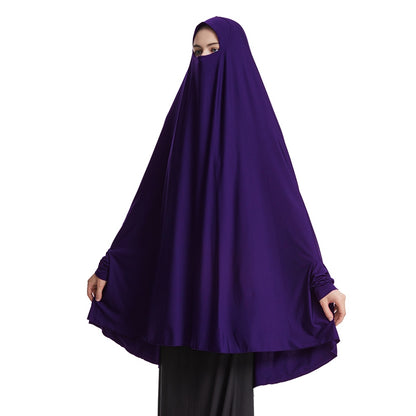 Jilbab à manches, 10 options de couleurs