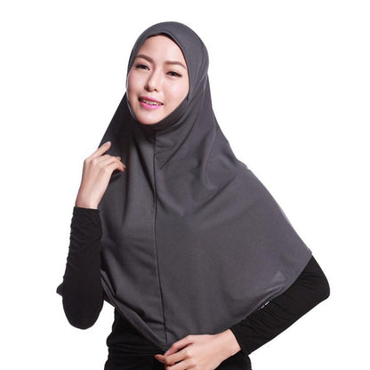 Jilbab court Khimar sans manches, 20 couleurs