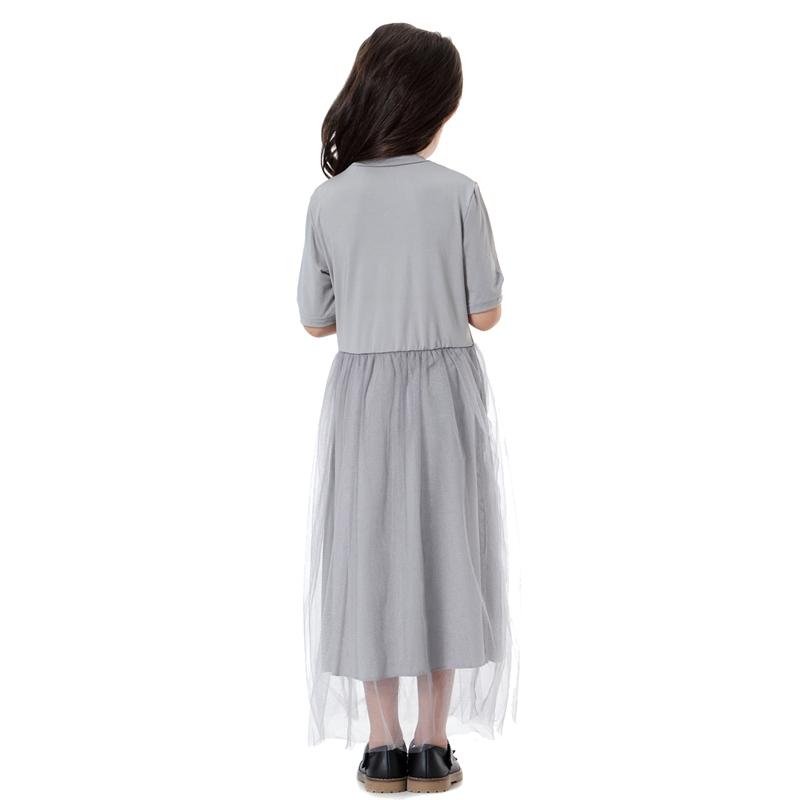 Vêtements pour enfants arabes du Moyen-Orient, robe en maille tendance pour filles