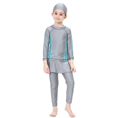 Maillots de bain pour filles musulmanes, burkinis pour enfants