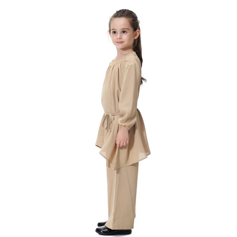 Ensemble de vêtements pour filles arabes du Moyen-Orient, chemisier, haut et pantalon