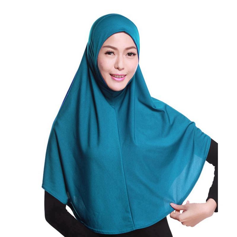 Jilbab court Khimar sans manches, 20 couleurs