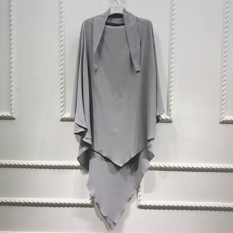 Long khimar pour femmes musulmanes