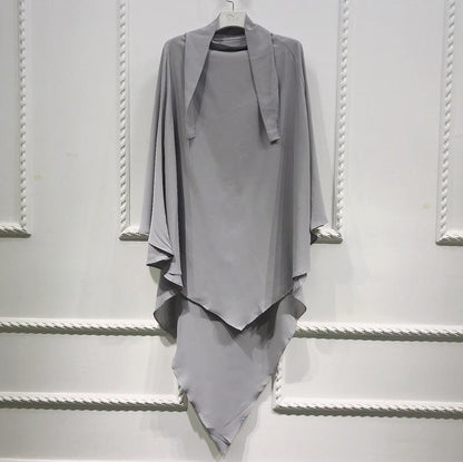 Muslim Women Long Khimar Overhead
