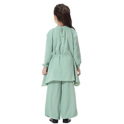 Ensemble de vêtements pour filles arabes du Moyen-Orient, chemisier, haut et pantalon