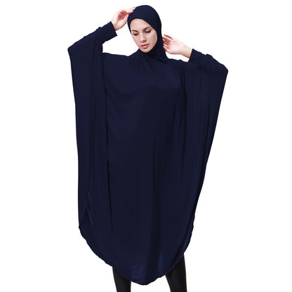 Jilbab de prière long avec manches pour femmes arabes