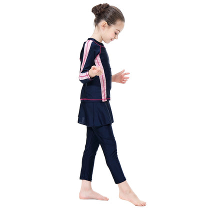 Maillots de bain pour filles musulmanes, burkinis pour enfants