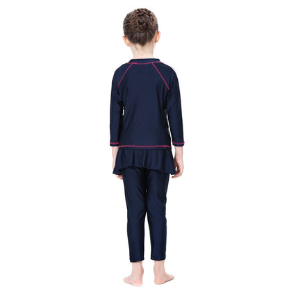 Maillots de bain pour filles musulmanes, burkinis pour enfants