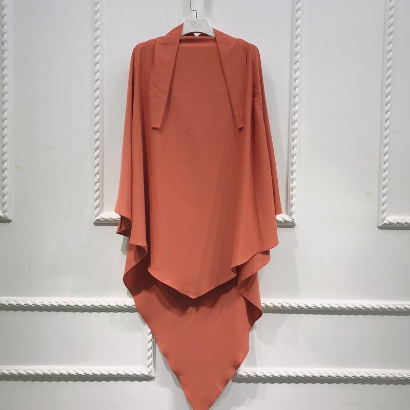 Muslim Women Long Khimar Overhead